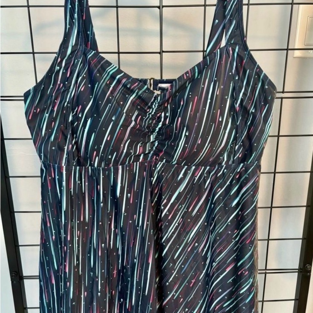 Aqua & Eve multicolor tankini swim top
